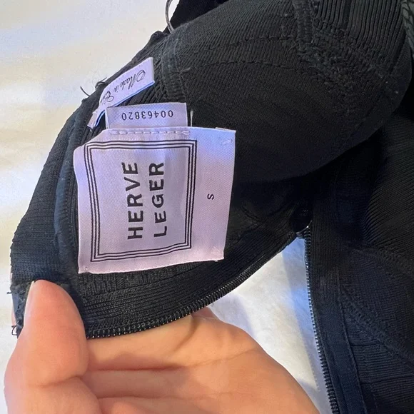 Herve Leger Medium M Black Sanja - Picture 7 of 7
